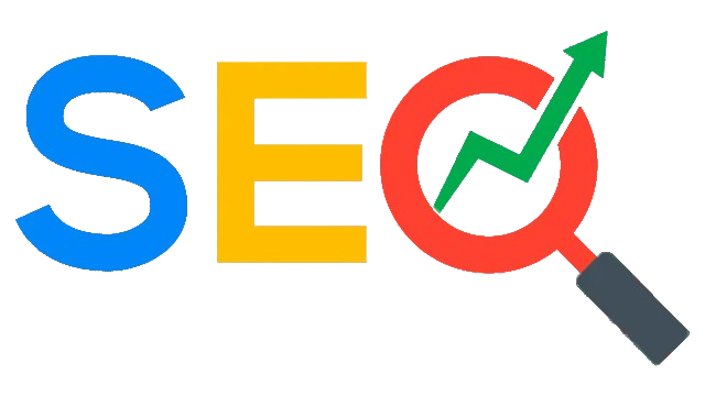 Google SEO optimization concept showing search engine ranking growth with magnifying glass and upward arrow
